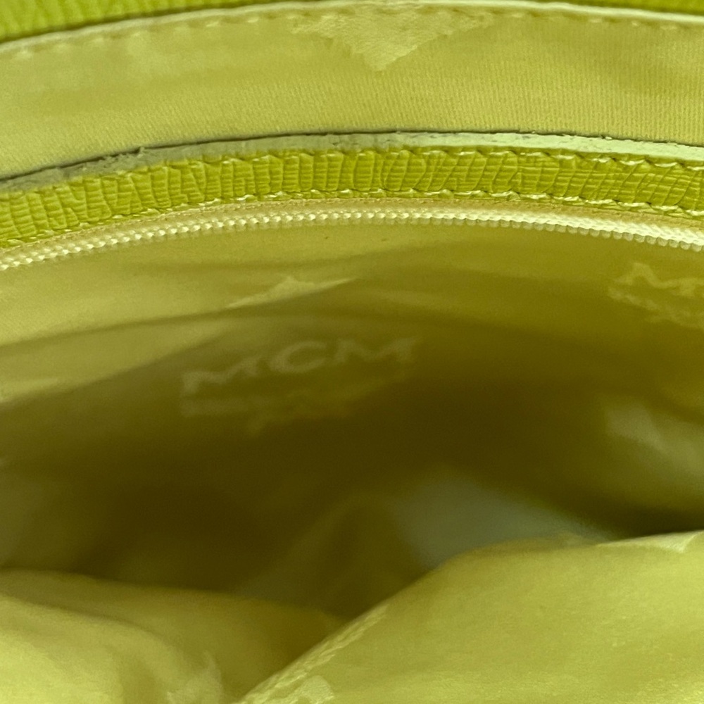 MCM Yellow Tote Bag GUc AUTHENTIC - Picture 11 of 16